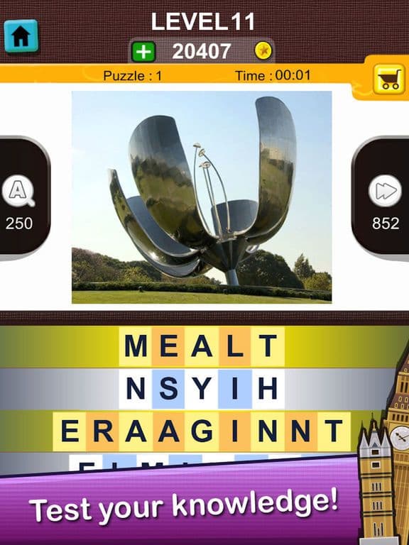 Words Scramble - Cities screenshot 5
