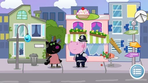 Kids Policeman games: Hippo Detective screenshot 3