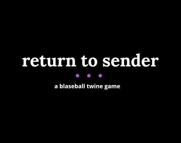 return to sender (k.w.)