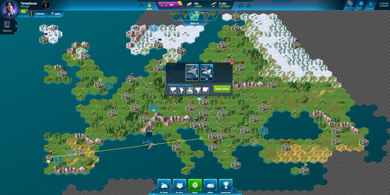 World War Online - Free Online Strategy Game screenshot 3