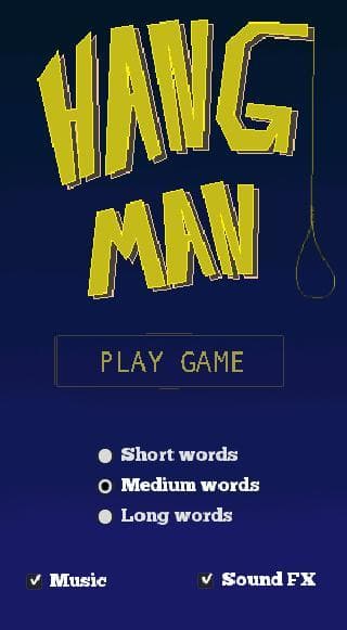 HangMan Video Game screenshot 4