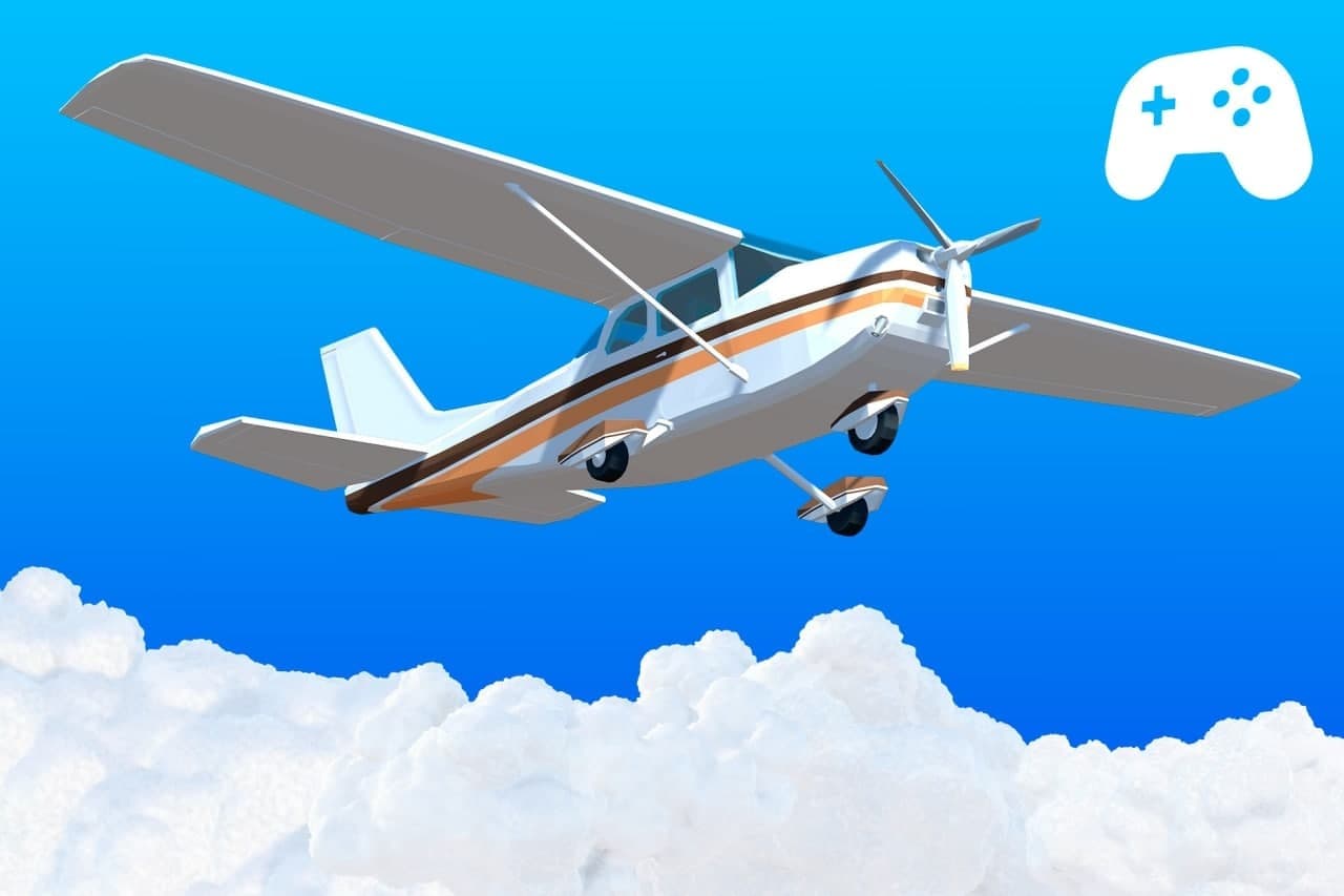 Polygon Airplane Physics Web Demo