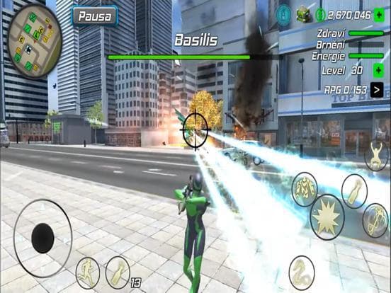 Spider Rope Flying City Hero