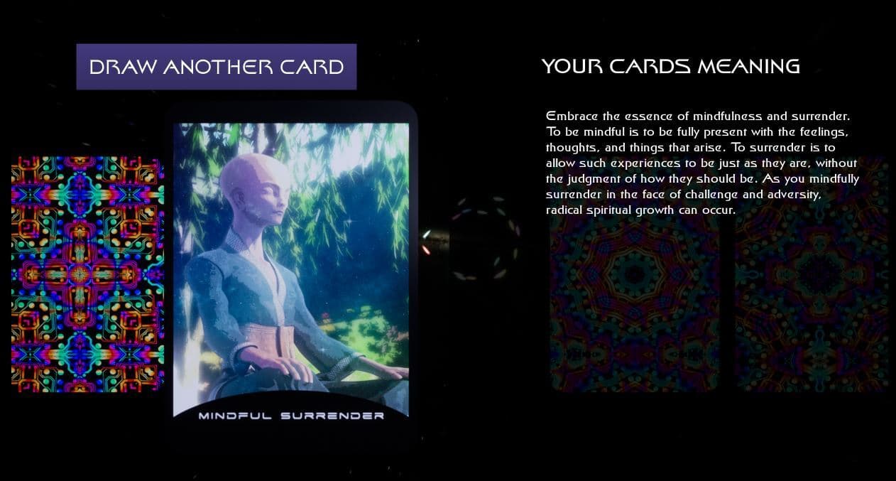 COSMIC CONTACT VIRTUAL ORACLE DECK screenshot 3