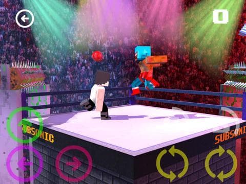 Block Wrestling Mania 3D - FREE Endless Wrestle Game in Cube world screenshot 4