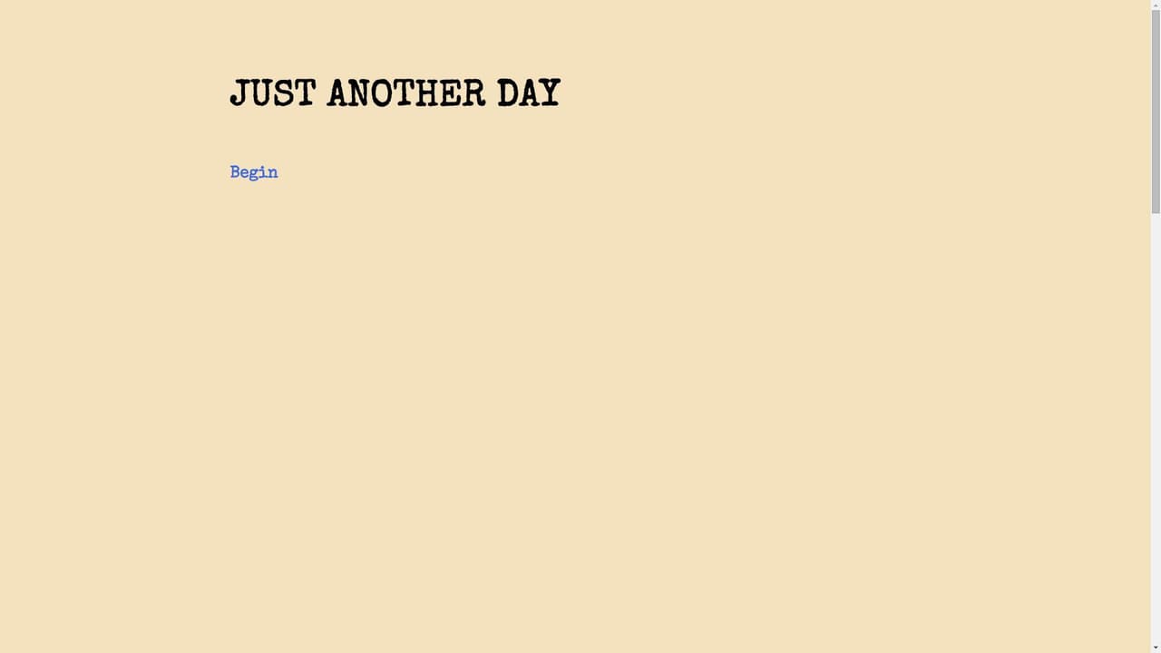 Just Another Day (Bat & Robin)