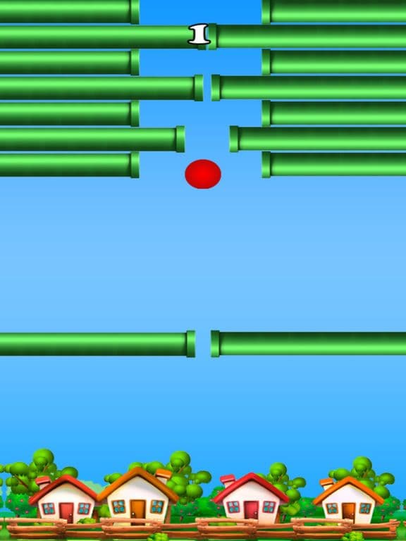 Rolling Red Ball Rush Up Sky screenshot 3
