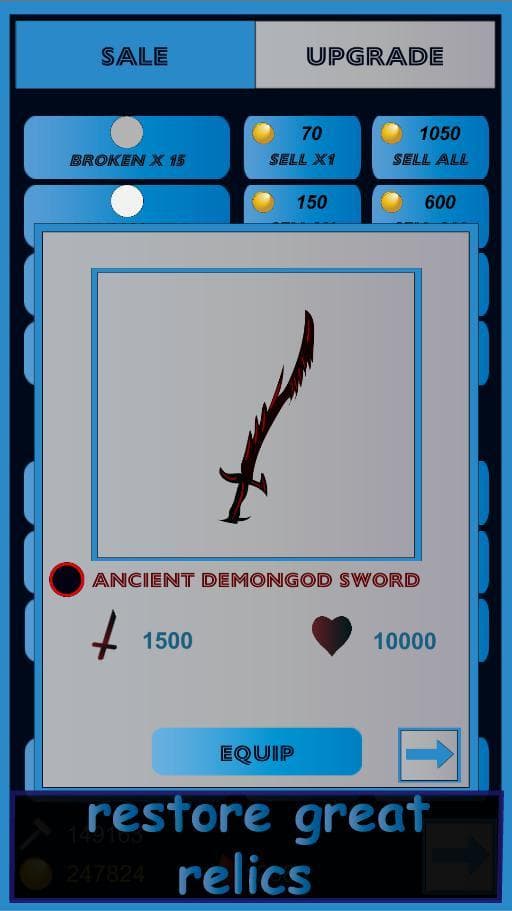 Blacksmith Hero ( RPG Clicker) screenshot 3