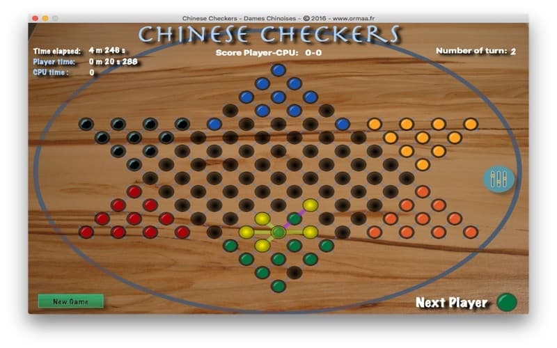 Chinese Checkers - Dames Chinoises screenshot 4