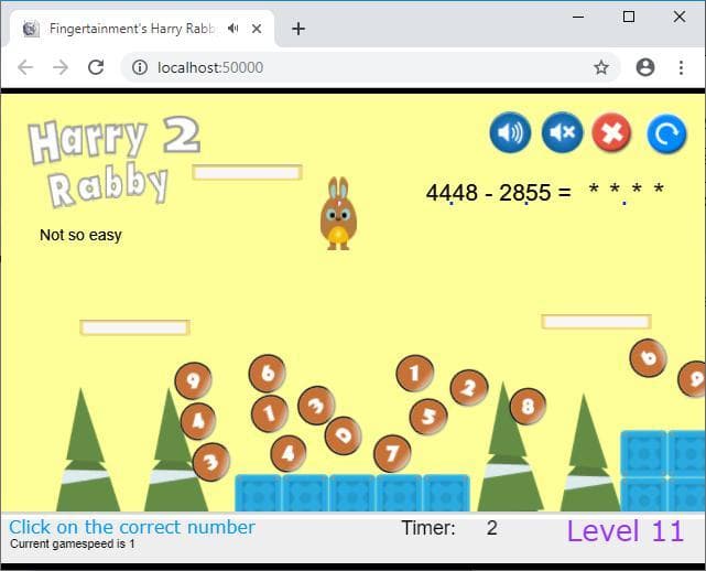 HarryRabby 2 Subtraction with 2 Decimal Places FREE screenshot 2