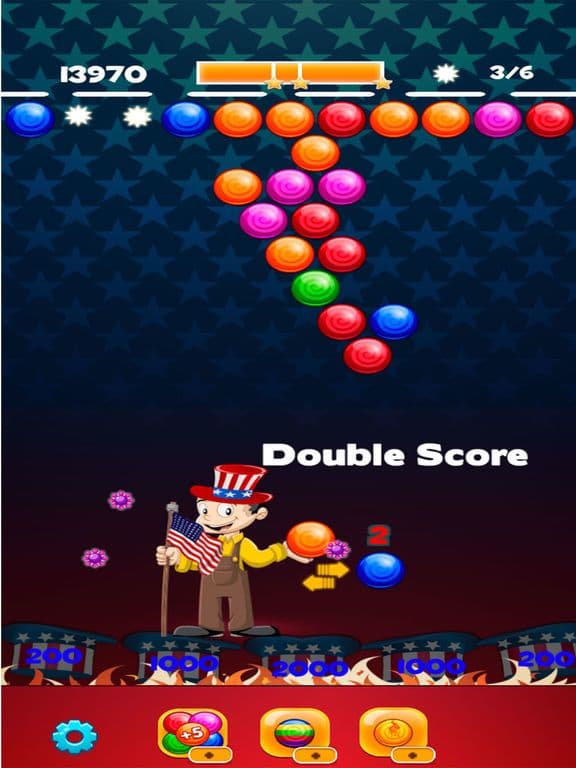 Independence Day Bubble Shooter Adventures Pro screenshot 5