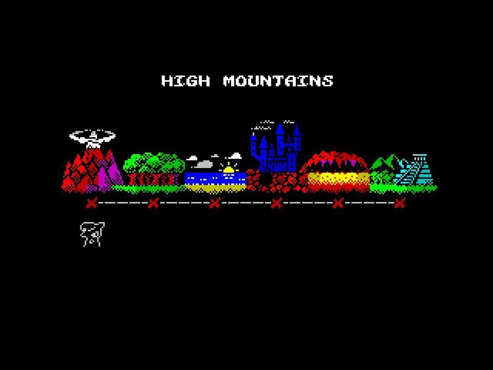 Black & White - DEMO - (ZX Spectrum 128K) screenshot 2