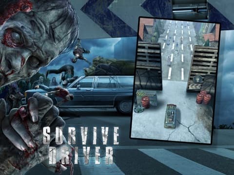A Survive Driver Free: Best 3D Driver Game in Post Apocalyptic Setting with Zombies and Car Upgrades screenshot 5