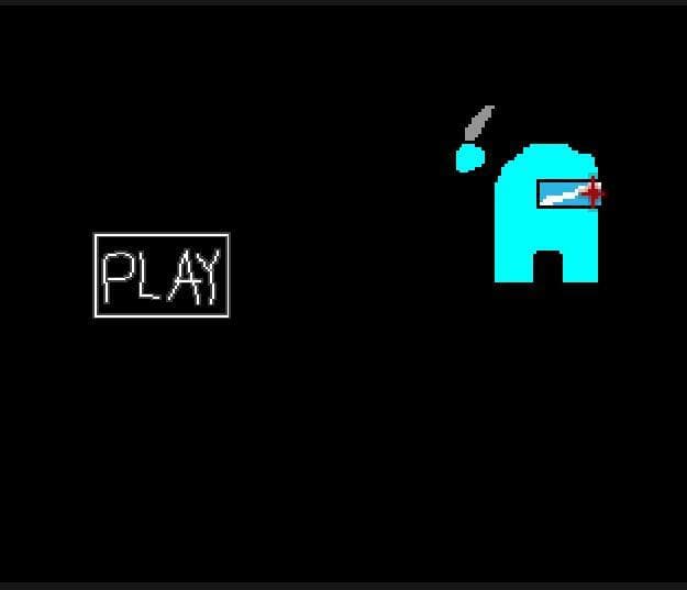 Among Us but its 8-bit and Single Player