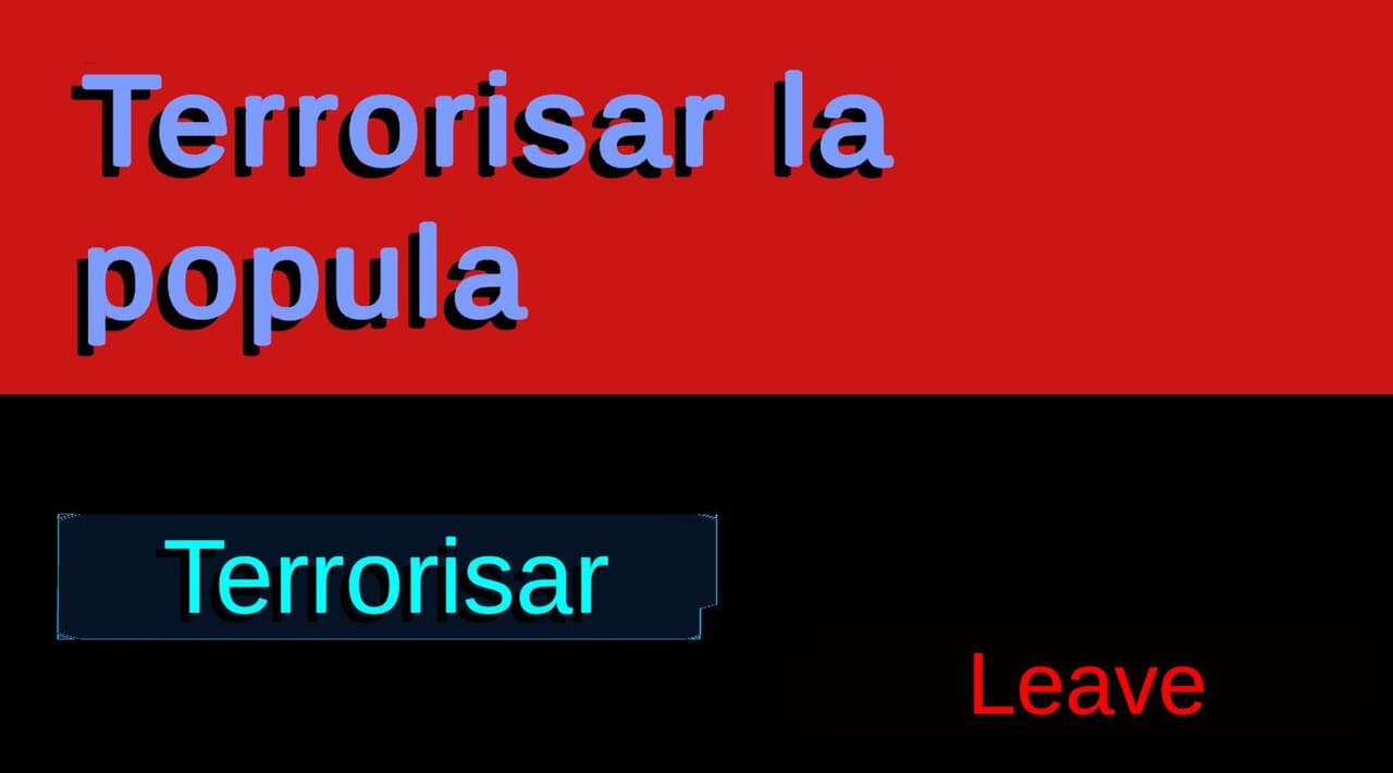 Terrorisar la Popula