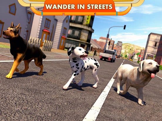 Street Dog Simulator 3D screenshot 2