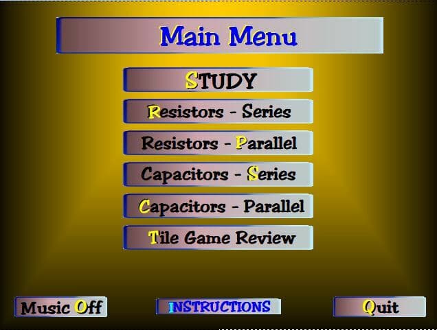 Learning Electronics - Resisitors & Capacitors screenshot 2