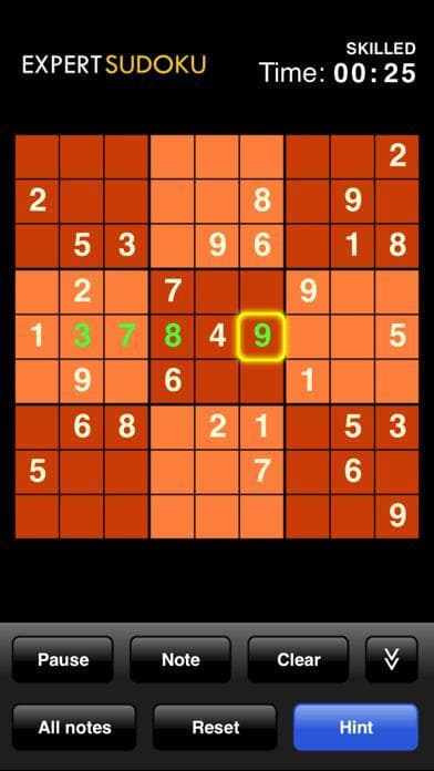 Expert Sudoku screenshot 5