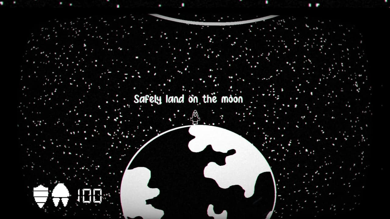 Safely land on the moon - r/SoloDevelopment game jam submission screenshot 3