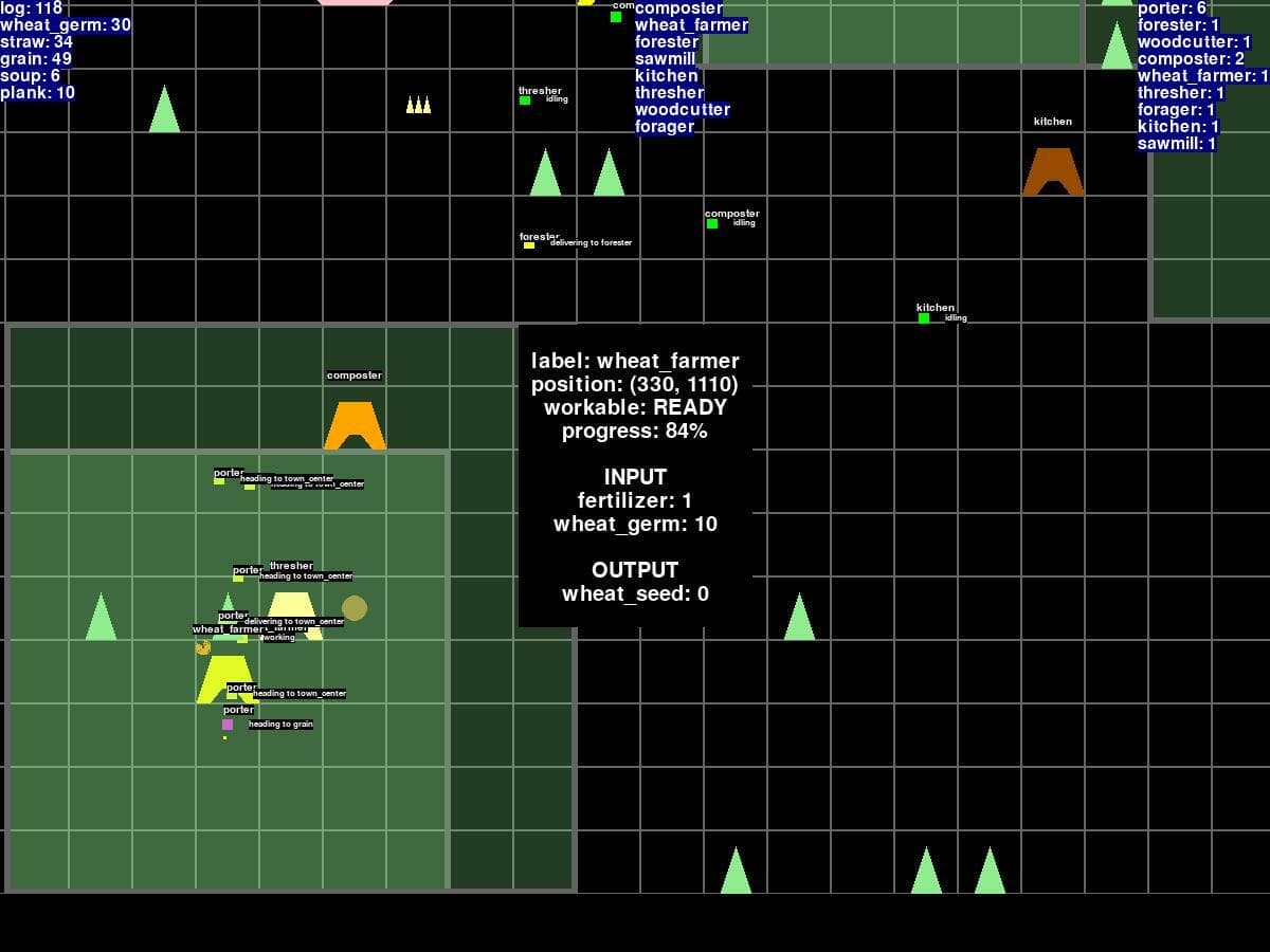 Prototype Colony Sim made with Pygame