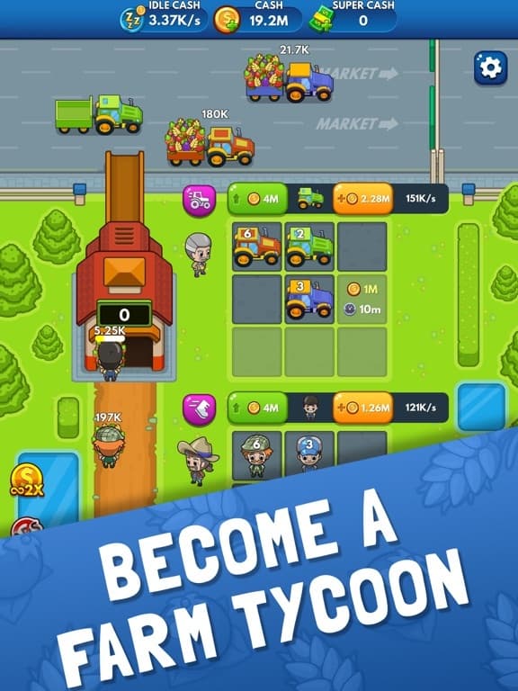 Idle Farm Tycoon - Merge Game screenshot 2