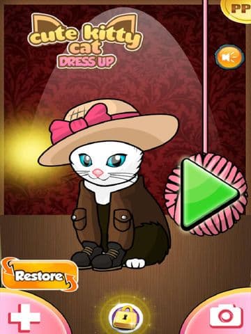 Cute Kitty Cat Dress Up screenshot 2