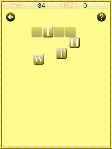 Wordmixer - The scrambled letters - Free screenshot 2