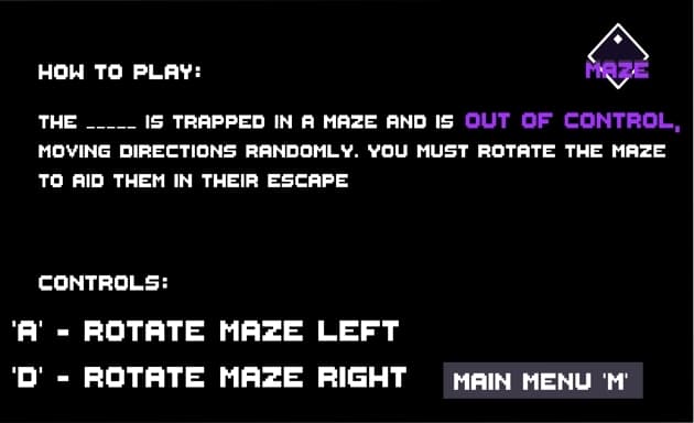 MAZE (itch) (S_Doyle) screenshot 3