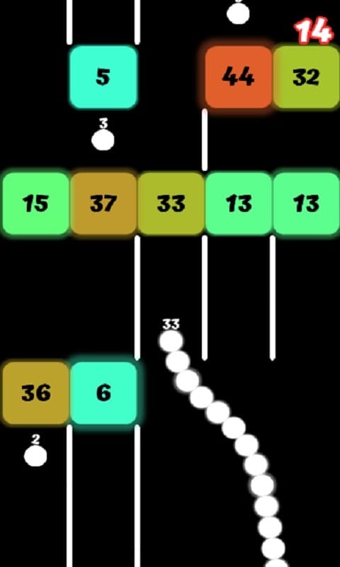 Snake & Color Blocks screenshot 2