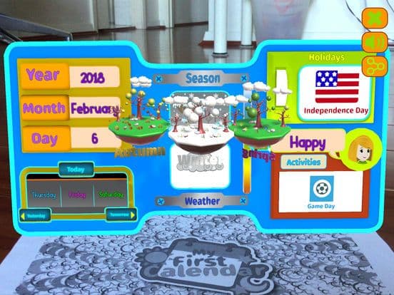 AR My First Calendar screenshot 2