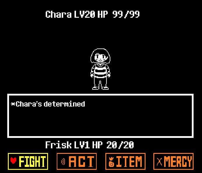 Undertale Chara Fight