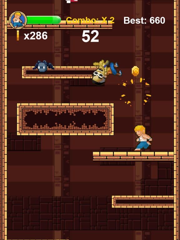 Dungeon Fighter - 8 Bit Endless Kung Fu Fighting Game