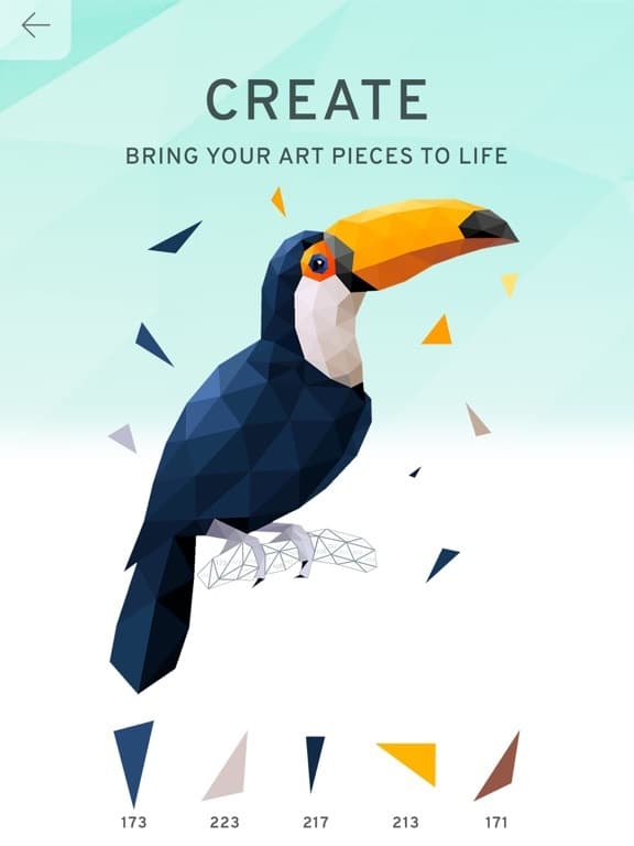 Poly Island: Coloring Art Book screenshot 2