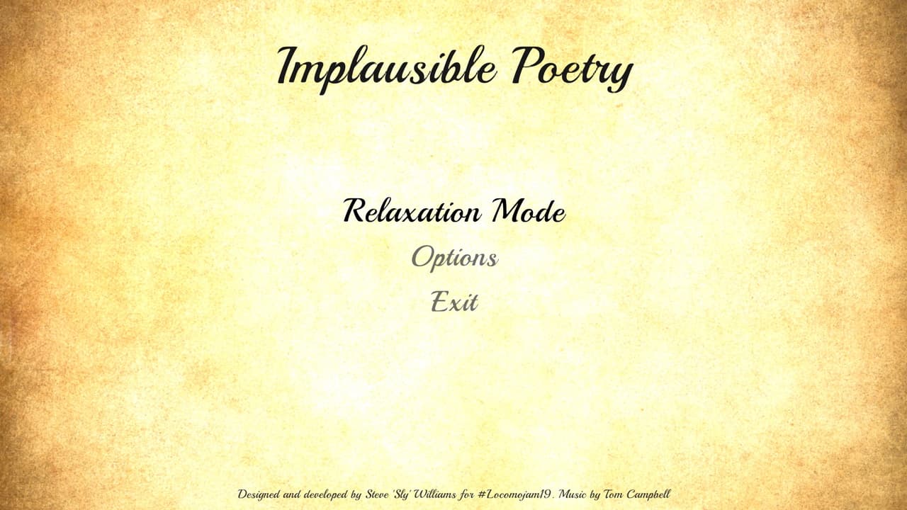 Implausible Poetry screenshot 2