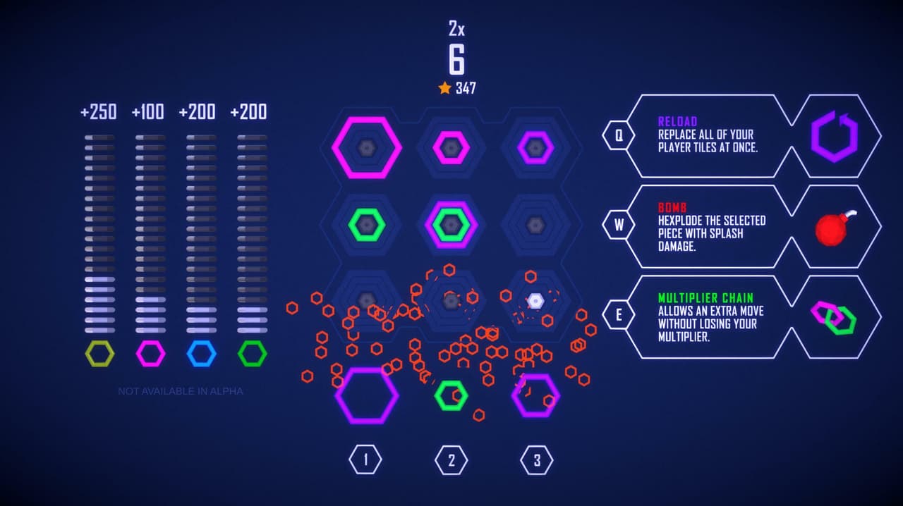 Hexplosions (GameDevGuyUK) screenshot 2