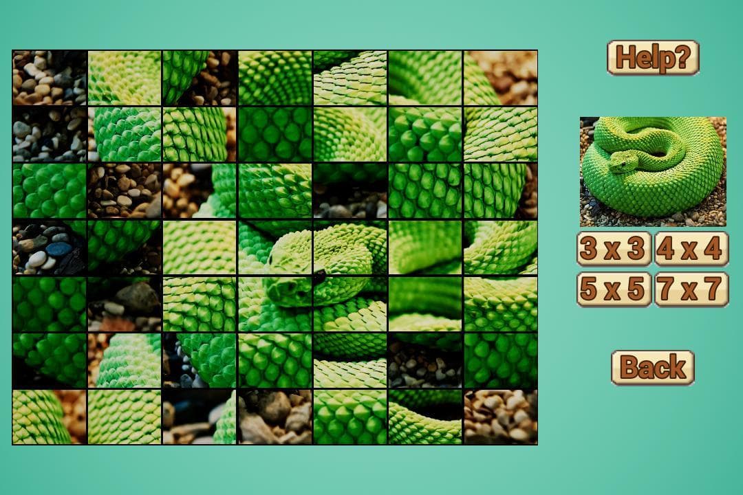 Snake Puzzle HD screenshot 3