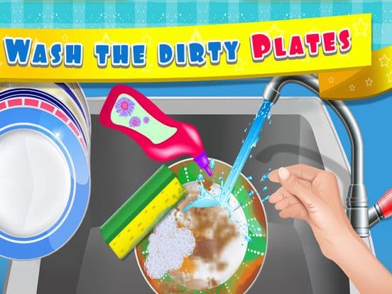 Kids Dish Washing and Cleaning Pro - Fun Kitchen Games for Girls,Kids and Boys screenshot 3