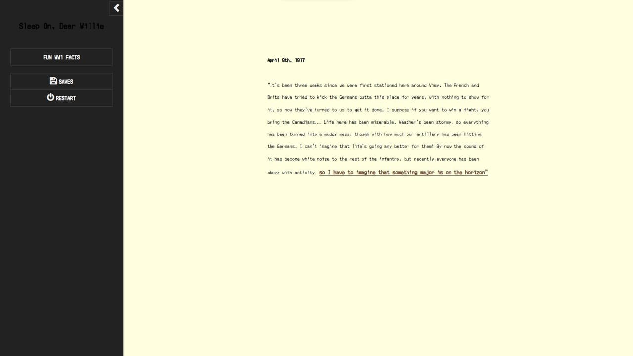 Sleep on Dear Willie screenshot 2