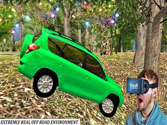 VR Asphalt Prado :4x4 Forest Race pro screenshot 3