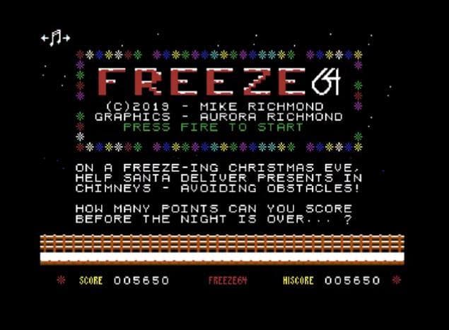 FREEZE64 - Free Commodore C64 Christmas Game