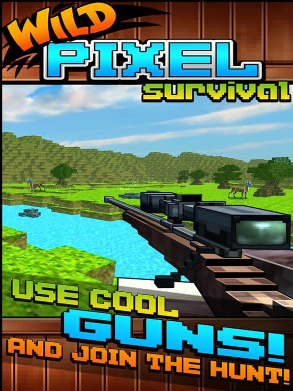 Wild Deer Hunt-ing Survival Pixel World 2016 - Mini Hunter screenshot 3