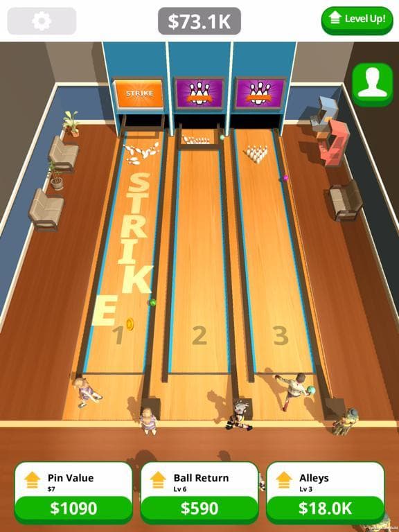 Idle Tap Bowling screenshot 2