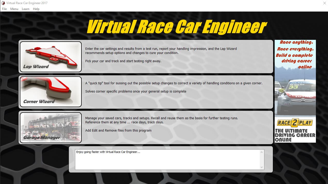Virtual Race Car Engineer 2017 screenshot 2