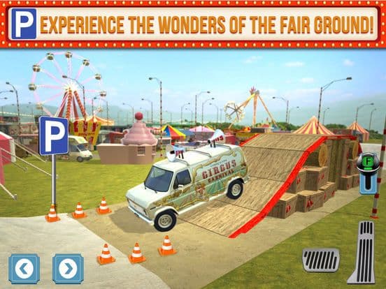 Amusement Park Fair Ground Circus Trucker Parking Simulator screenshot 4