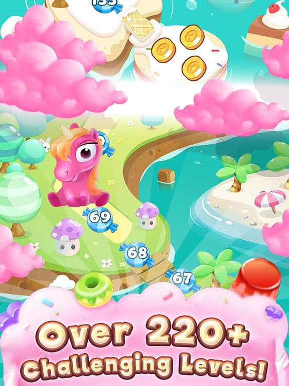 Sweet Jelly Paradise: Match & Serve screenshot 4