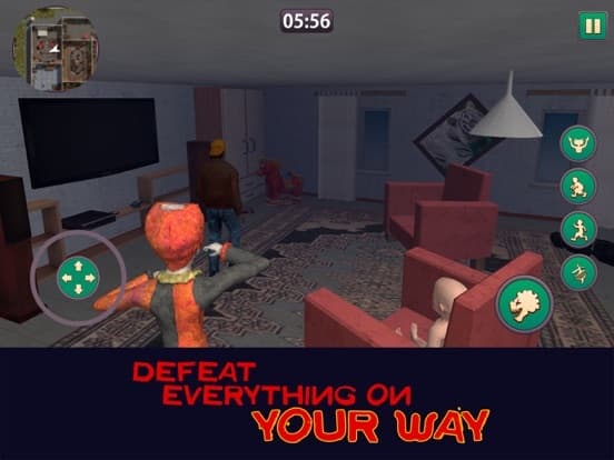 Creepy Clown Night Chase 3D