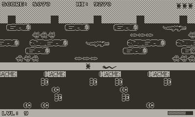 OneBit Frogger (Playdate) screenshot 4