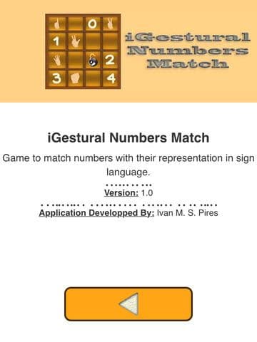 iGestural Numbers Match