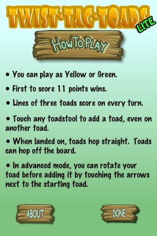 Twist Tac Toads Lite screenshot 4