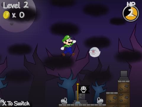 Super Mario on Scratch Halloween Reboot - HTML Port